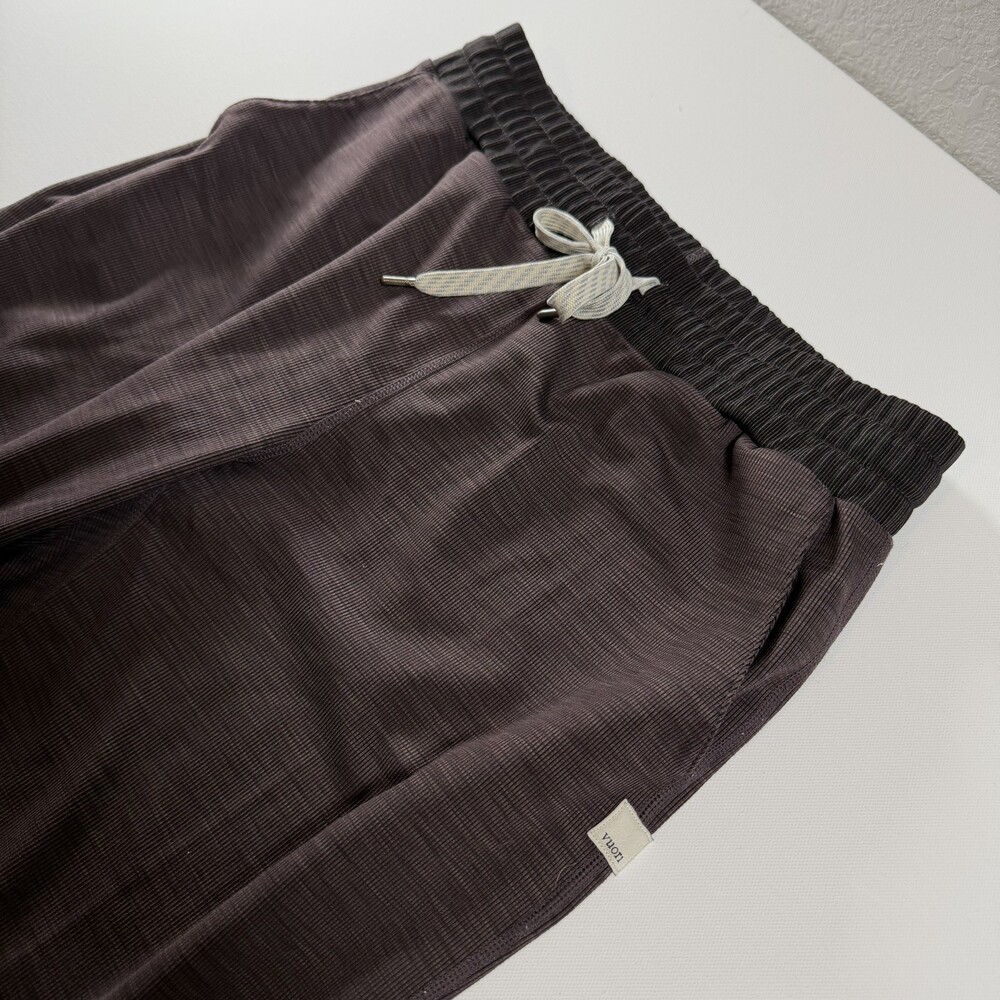 Vuori Ribbed Joggers Brown/Espresso Size XS Style VW441 Athleisure Workout Pants